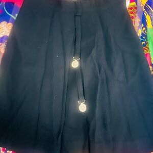 Versace Jeans Couture Black Skirt with Silver Details